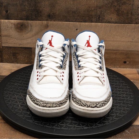 Nike Air Jordan 3 Retro OG True Blue Mens Shoes Size 10.5 136064-104 2011 - Picture 2 of 9